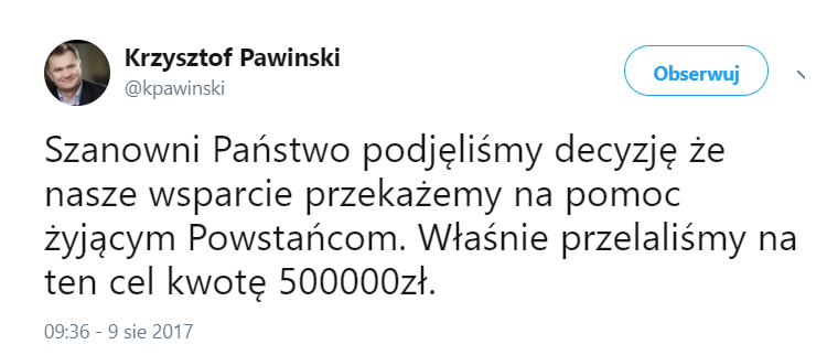 Wsparcie żyjącym Powstańcom (screen)